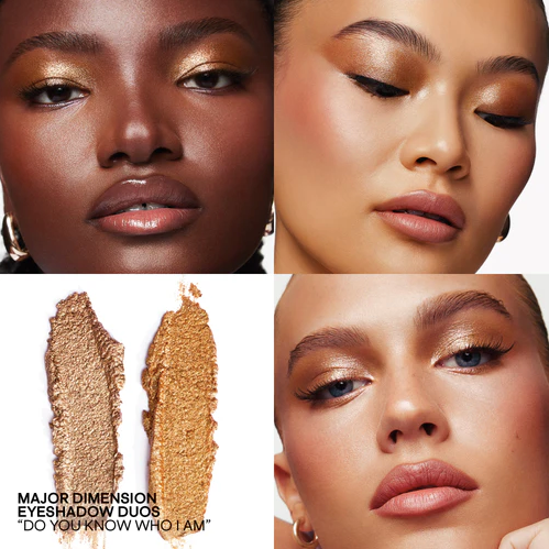 DO YOU KNOW WHO I AM -  MAJOR DIMENSION EYE ILUSION EYESHADOW DUO | PATRICK TA