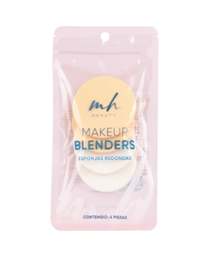 ESPONJAS REDONDAS 4 PZAS MH  - MH BEAUTY