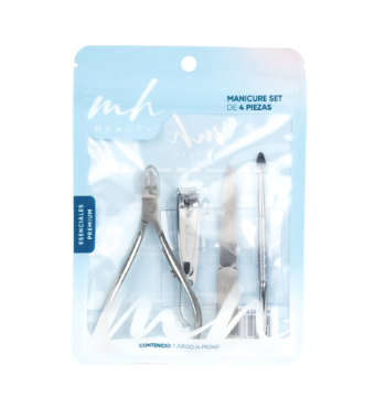 MANICURE SET DE 4 PZAS - MH BEAUTY