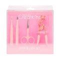 KIT CEJAS Y PESTAÑAS ROSA PASTEL 4PZS  - BEAUTY CREATIONS - Compra Maquillaje y Artículos de Belleza | Belle Queen Cosmetics