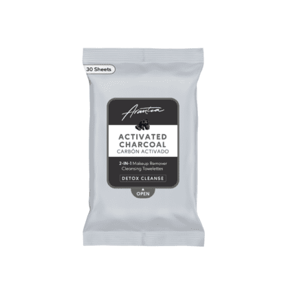 CARBÓN ACTIVADO – Toallitas Limpiadoras Desmaquillantes - ARANZA - Compra Maquillaje y Artículos de Belleza | Belle Queen Cosmetics