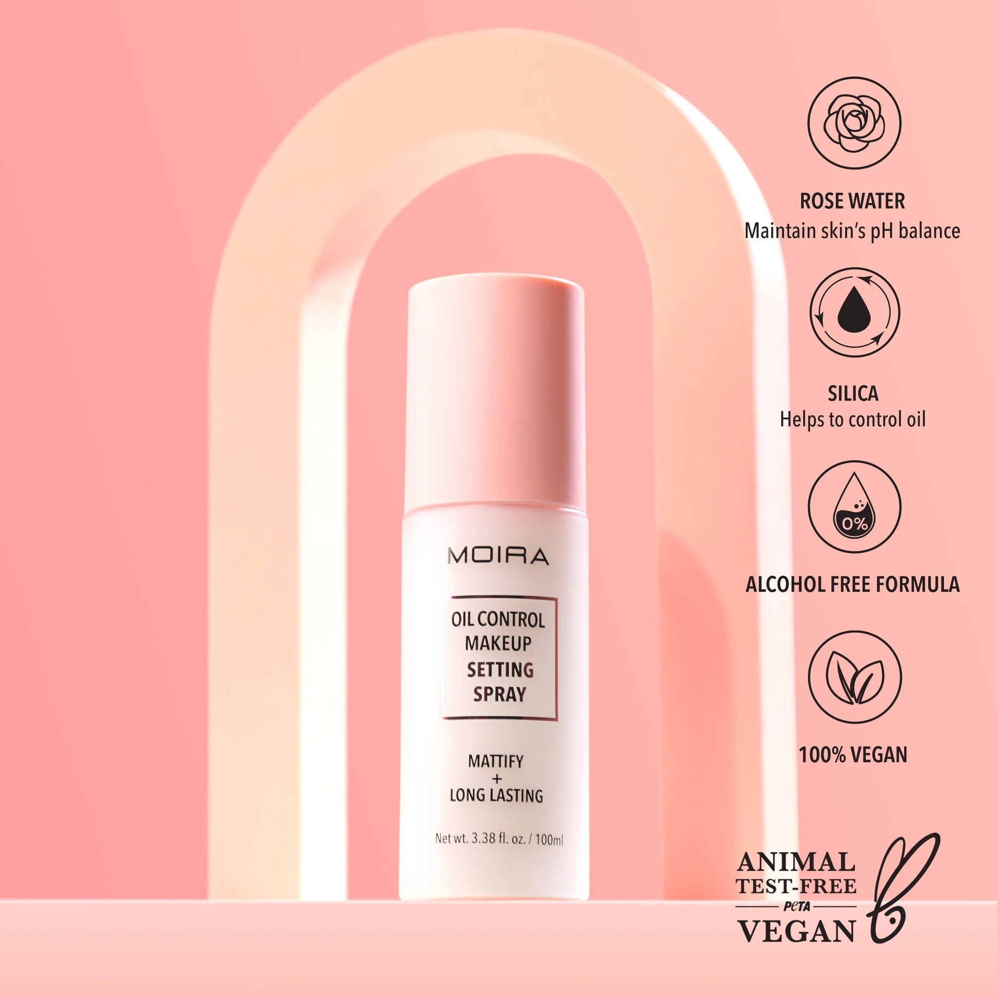 FIJADOR OIL CONTROL MAKEUP SETTING SPRAY | MOIRA BEAUTY