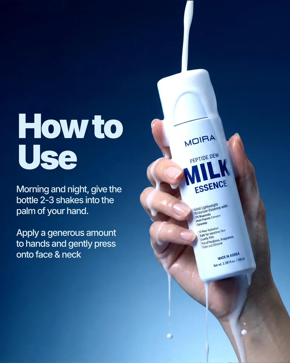 PEPTIDE DEW MILK ESSENCE - MOIRA