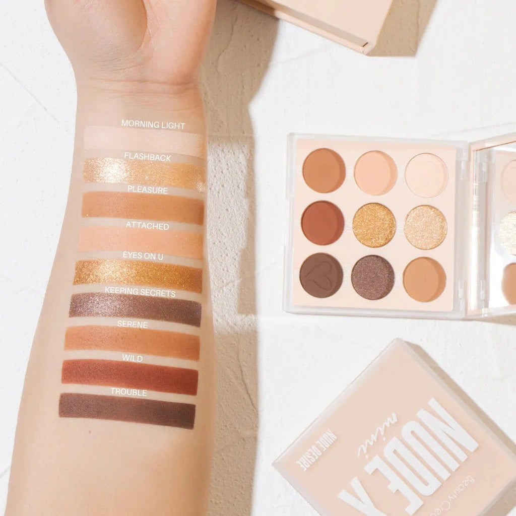 NUDE X MINI EYESHADOW PALETTE - MINI PALETA NUDE | BEAUTY CREATIONS