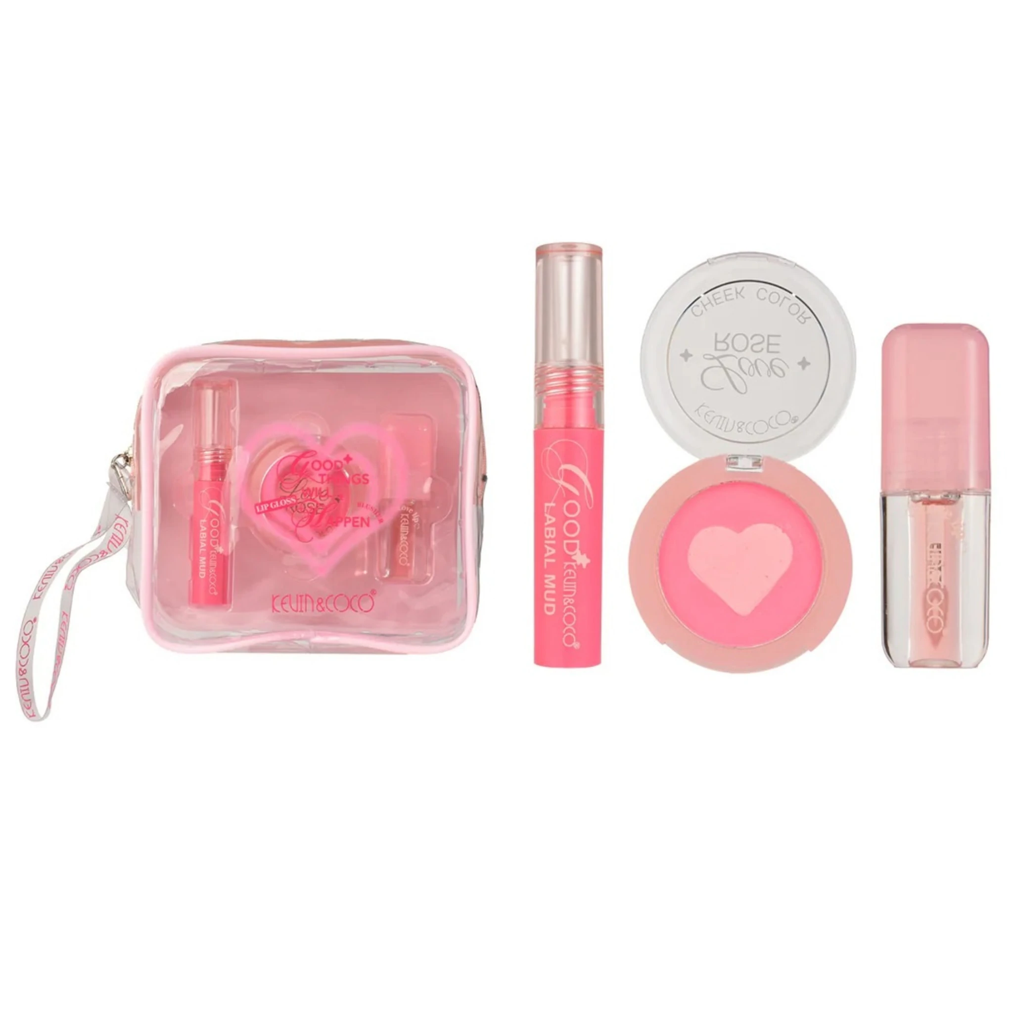 SET Brillo Labial y Rubor Good Things Will Happen | Kevin & Coco