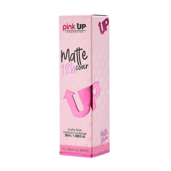 Base Líquida 12 Horas - Matte Cover 12 H | PINK UP