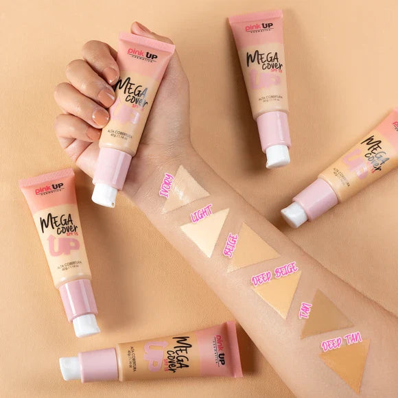 Mega Cover - Base Líquida - Pink Up
