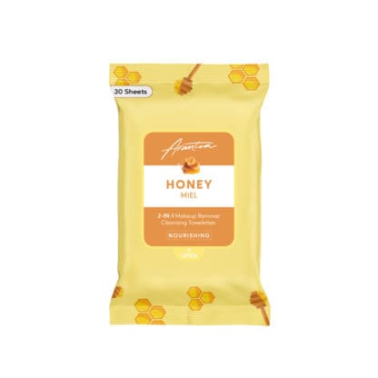 MIEL – Toallitas Limpiadoras Desmaquillantes - ARANZA COSMETICS - Compra Maquillaje y Artículos de Belleza | Belle Queen Cosmetics