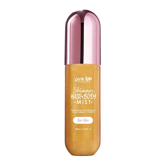 Shimmer hair + body mist - Pink Up