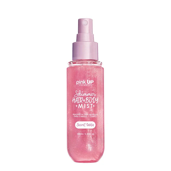 Shimmer hair + body mist - Pink Up