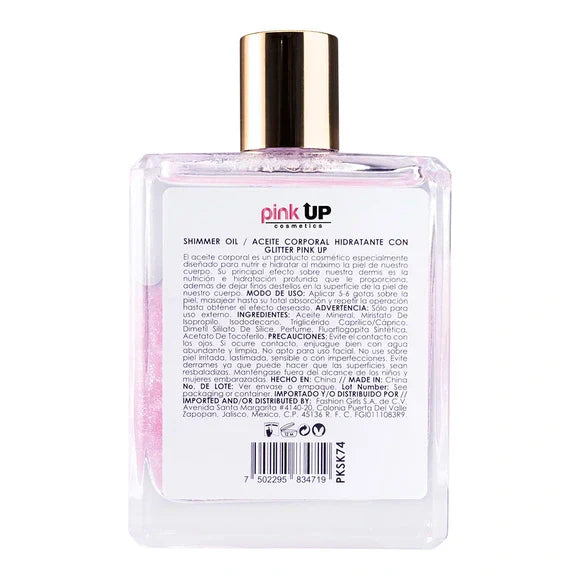 Shimmer Oil - Aceite Corporal - Pink up