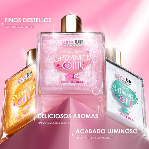 Shimmer Oil - Aceite Corporal - Pink up